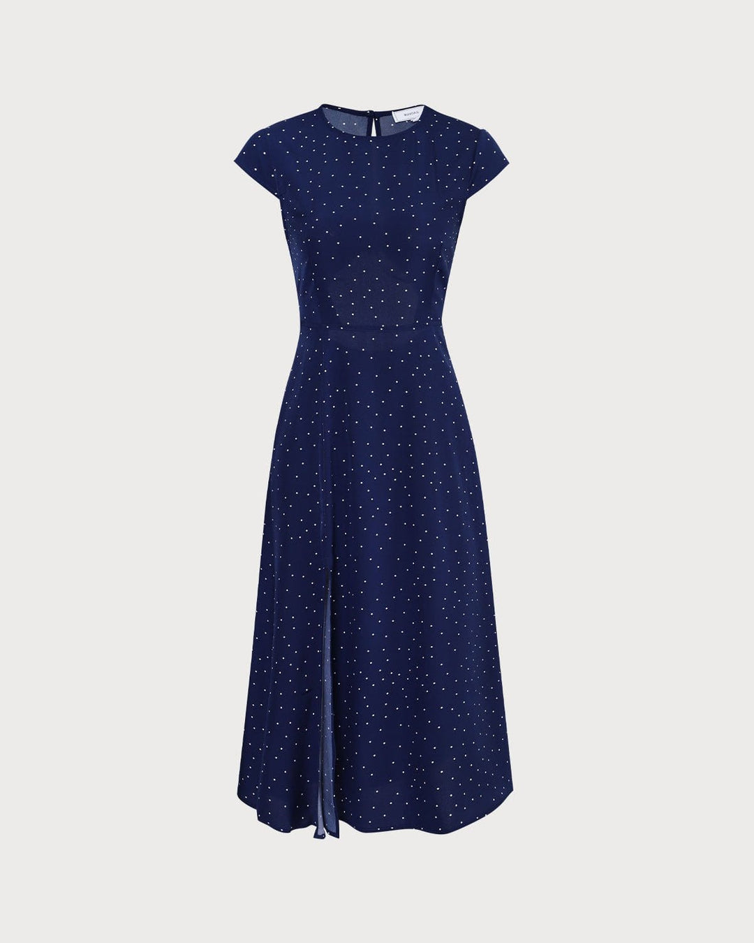 Rosamund | Polka Dot Cutout Midi Dress