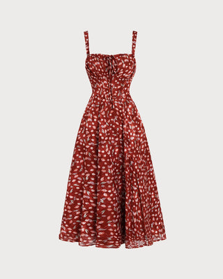 Ophelia | Floral Slip Midi Dress
