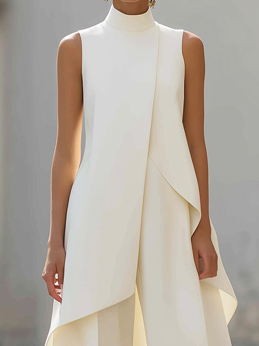 Brigitte | Long Jumpsuit with Elegant Drape
