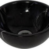 Plieger mini round waskom - 26x26x12cm - marmer zwart