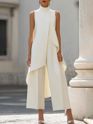 Brigitte | Long Jumpsuit with Elegant Drape