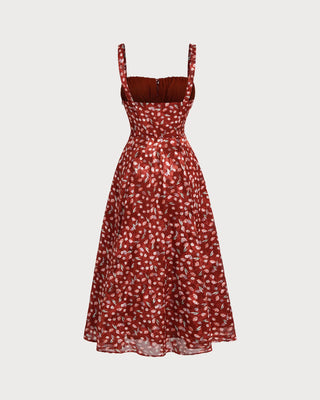 Ophelia | Floral Slip Midi Dress