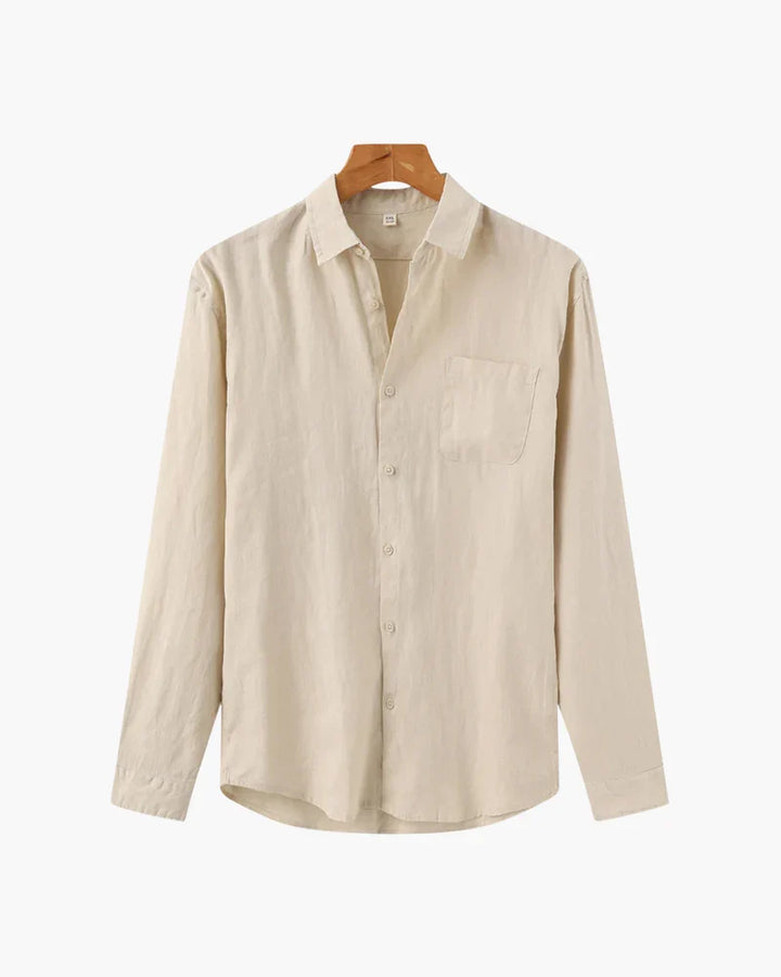 Hugo | Oversized Linen-Blend Shirt