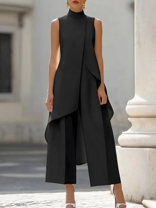 Brigitte | Long Jumpsuit with Elegant Drape
