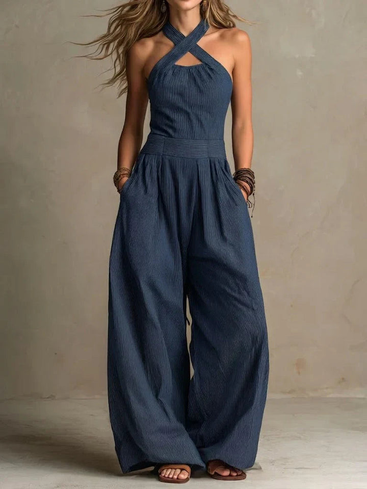 Adriana | Elegant Jumpsuit with Crossover Neckline