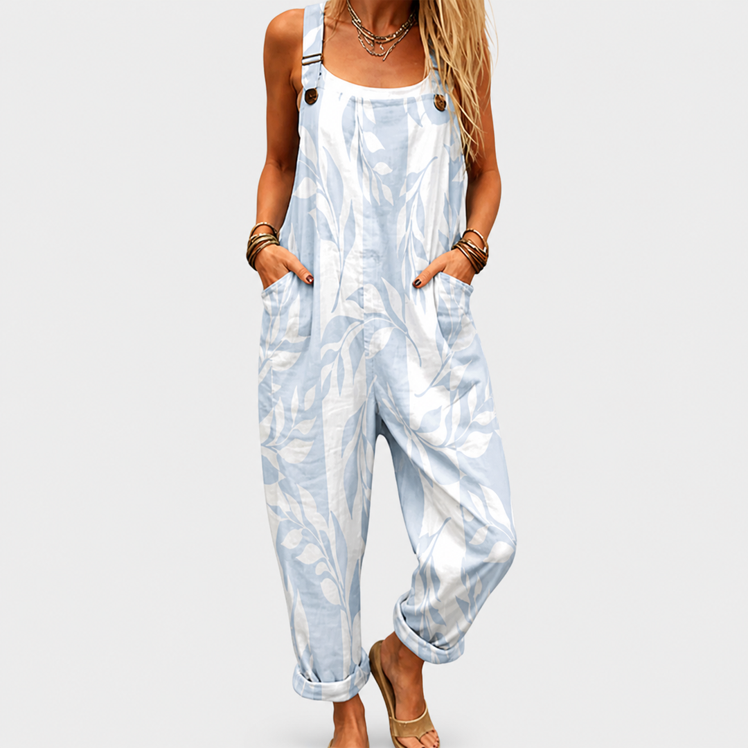 Madeline | Patterned Overalls