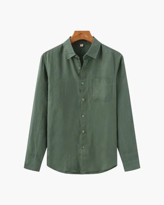 Hugo | Oversized Linen-Blend Shirt