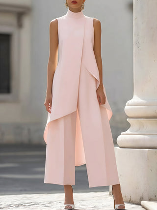 Brigitte | Long Jumpsuit with Elegant Drape