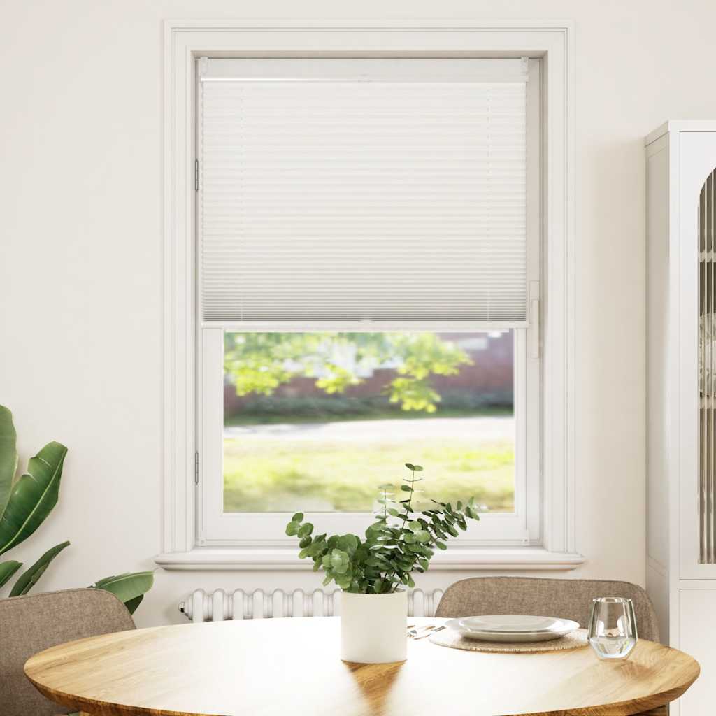 Vidaxl pleated blinds 90x150 cm white