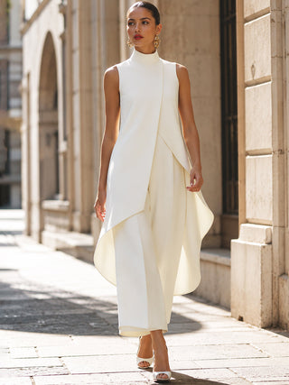 Brigitte | Long Jumpsuit with Elegant Drape