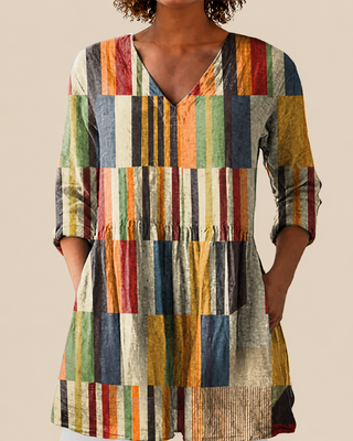 Marlowe | Printed Longline Blouse