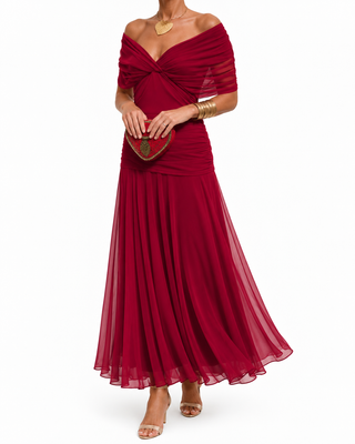 Jodie | Off-Shoulder Maxi Dress