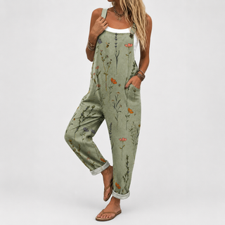 Fiona | Strappy Bloom Jumpsuit