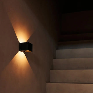 Tess Black Rechargeable Wall Light