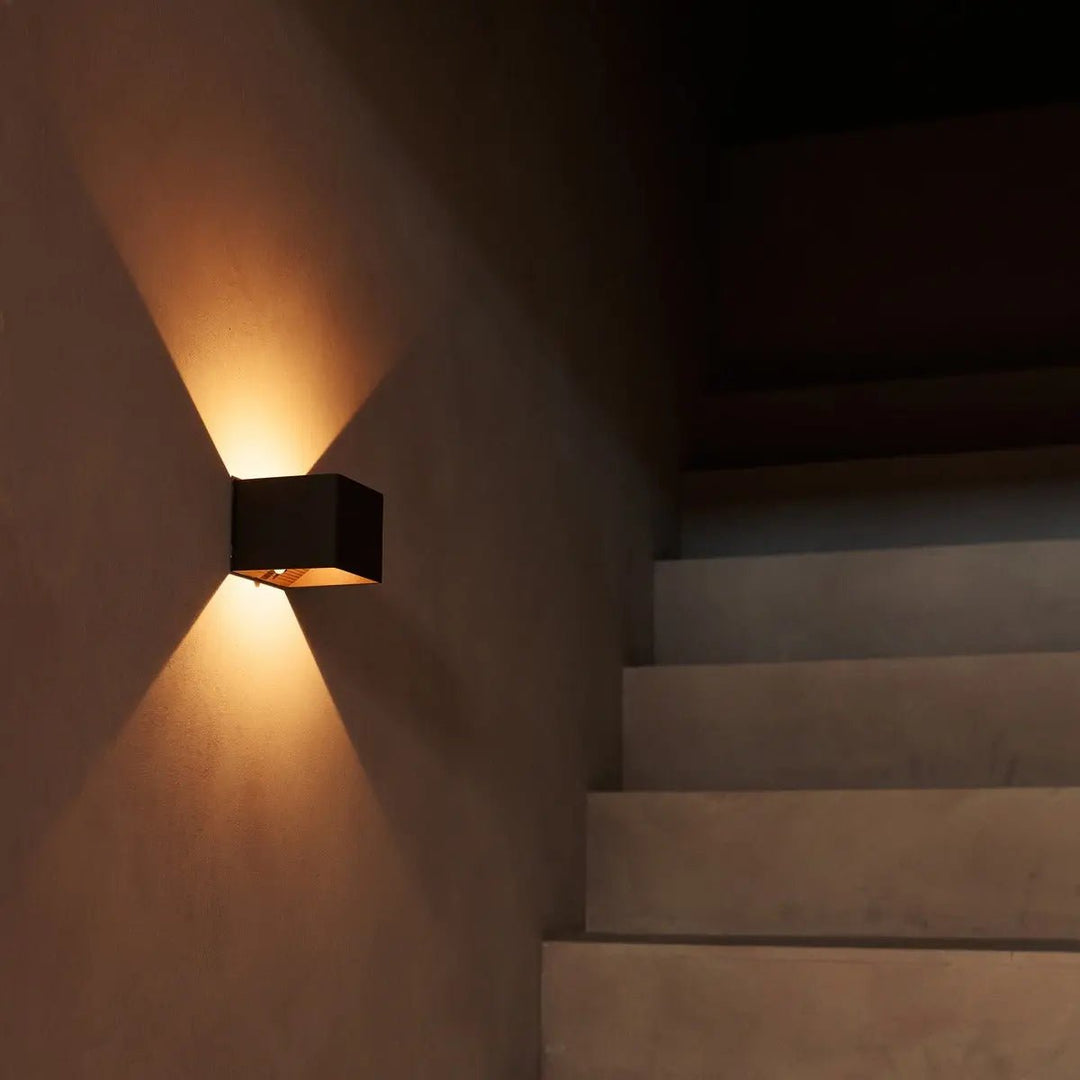 Tess Mocha Brown Rechargeable Wall Light