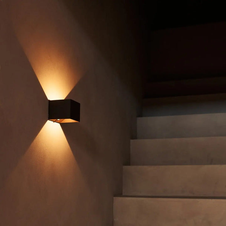 Tess Mocha Brown Rechargeable Wall Light