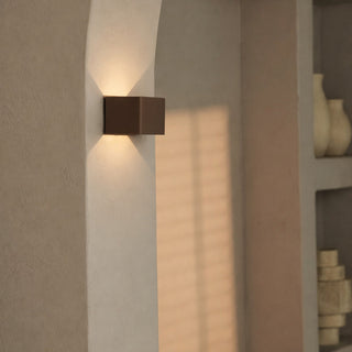 Tess Mocha Brown Rechargeable Wall Light