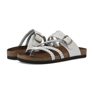 Zoe | Woven Strap Footbed Sandals
