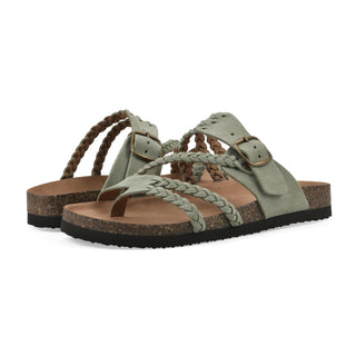 Zoe | Woven Strap Footbed Sandals