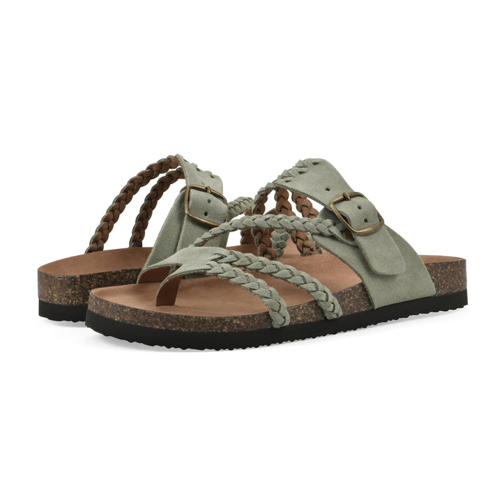 Zoe | Woven Strap Footbed Sandals
