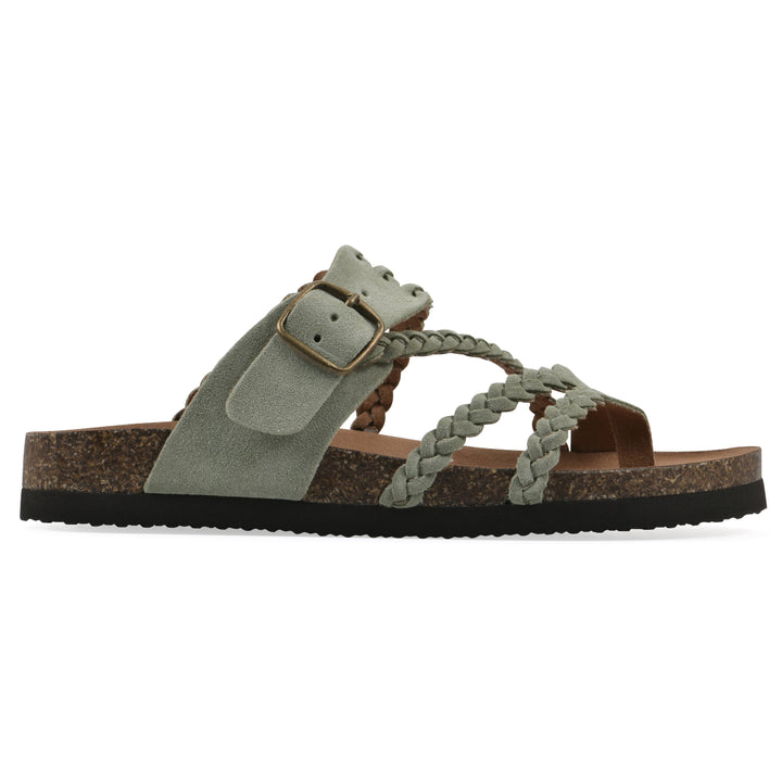 Zoe | Woven Strap Footbed Sandals
