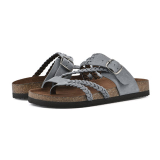 Zoe | Woven Strap Footbed Sandals
