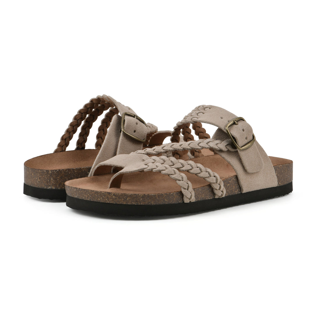 Zoe | Woven Strap Footbed Sandals
