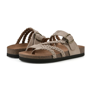 Zoe | Woven Strap Footbed Sandals