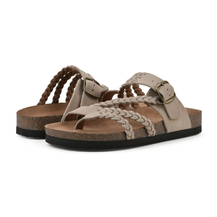 Zoe | Woven Strap Footbed Sandals