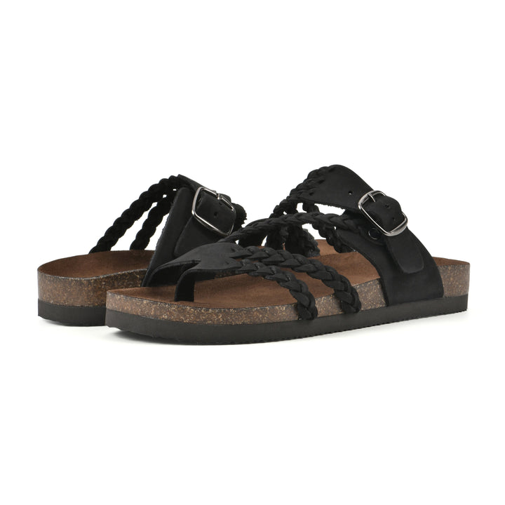 Zoe | Woven Strap Footbed Sandals