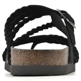 Zoe | Woven Strap Footbed Sandals