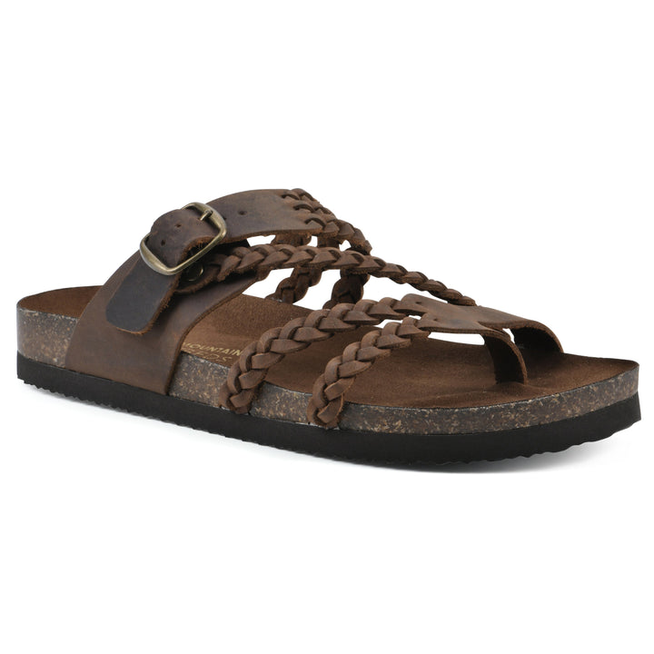 Zoe | Woven Strap Footbed Sandals