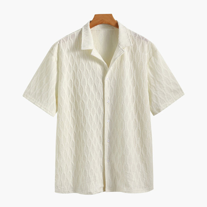 Casper | Woven Cotton Shirt &amp; Shorts Set