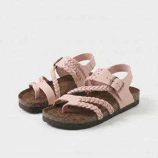 Zoe | Woven Strap Footbed Sandals