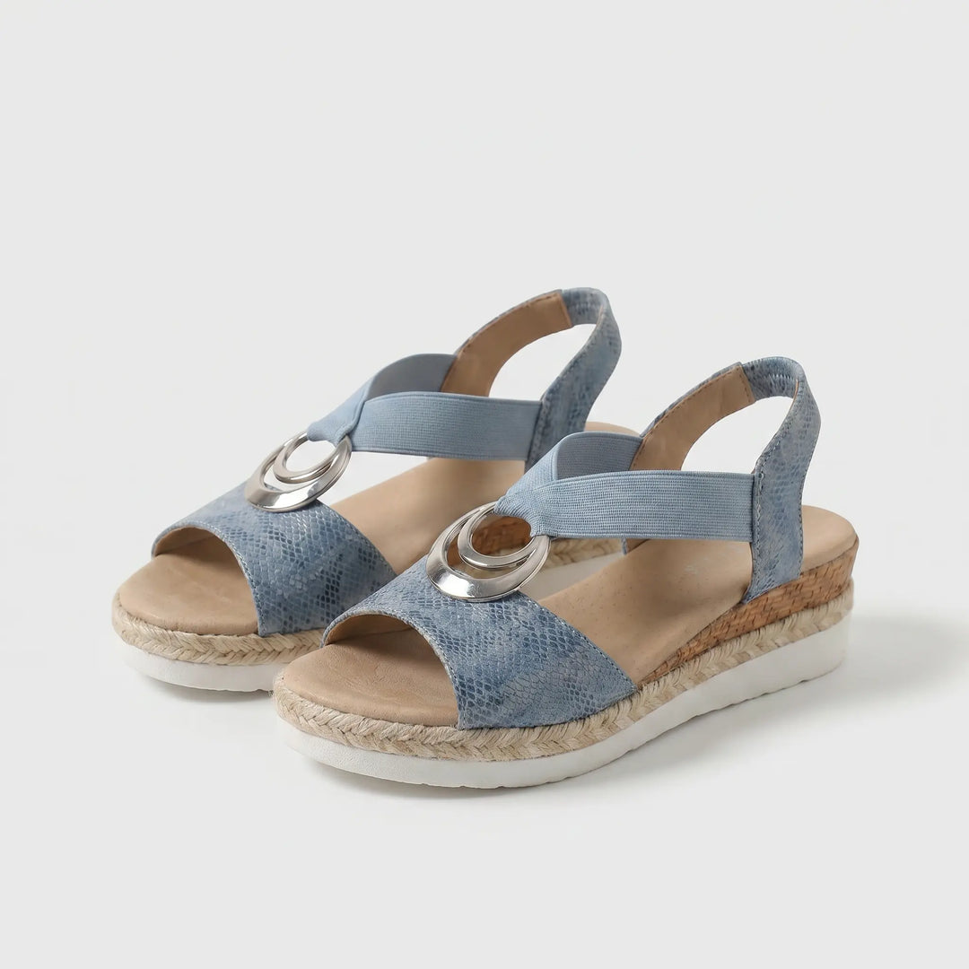 Joy | Cork Wedge Espadrille Sandals