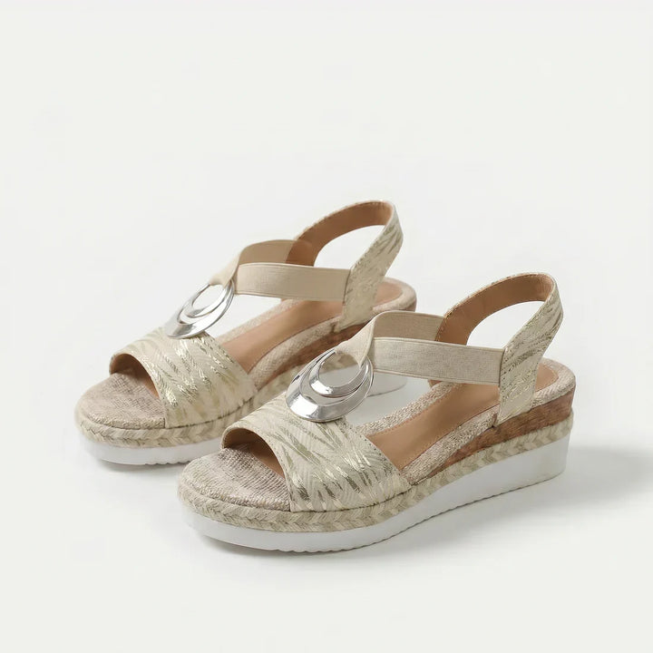 Joy | Cork Wedge Espadrille Sandals