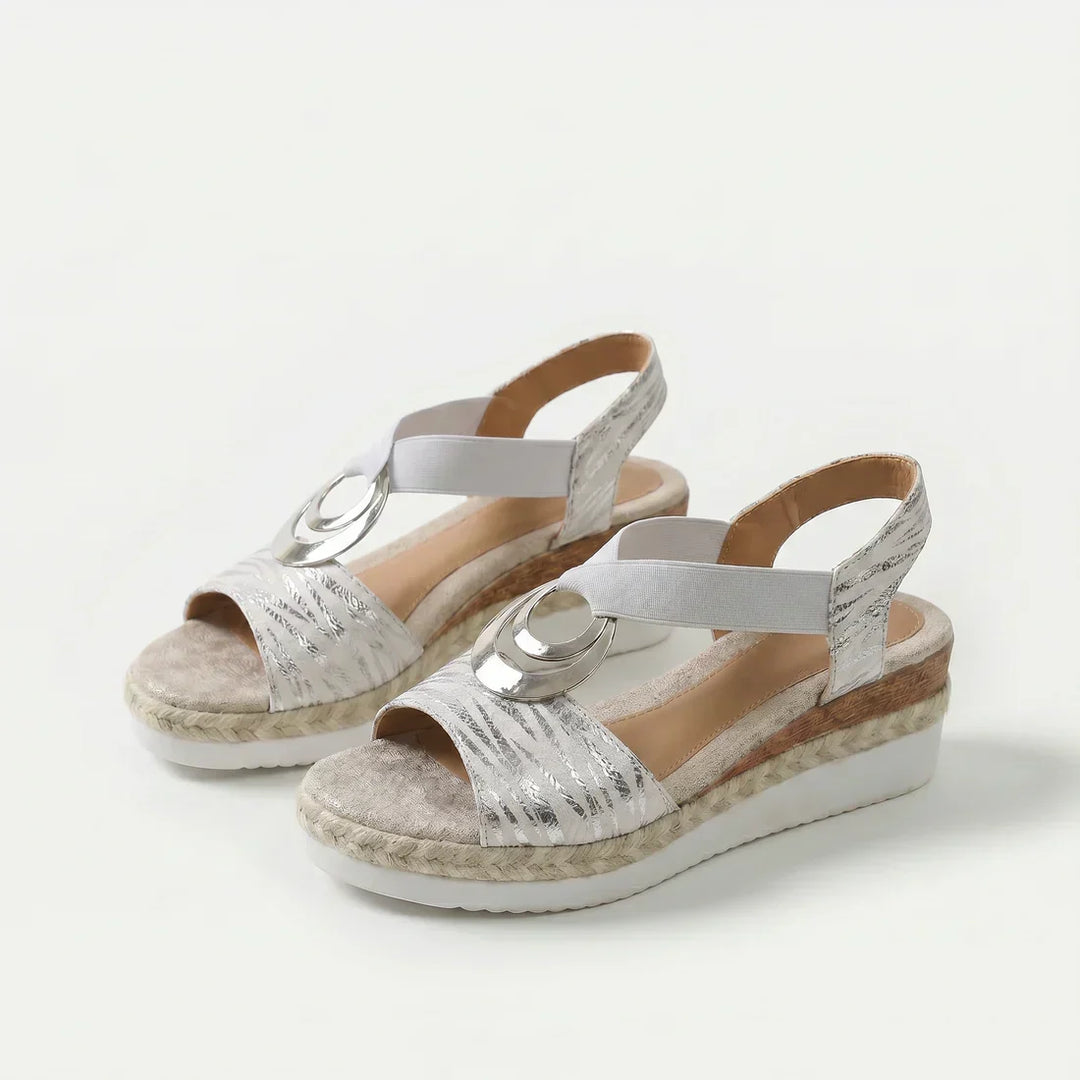Joy | Cork Wedge Espadrille Sandals