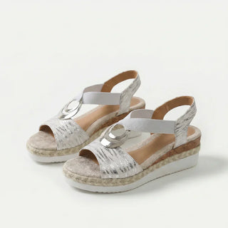 Joy | Cork Wedge Espadrille Sandals