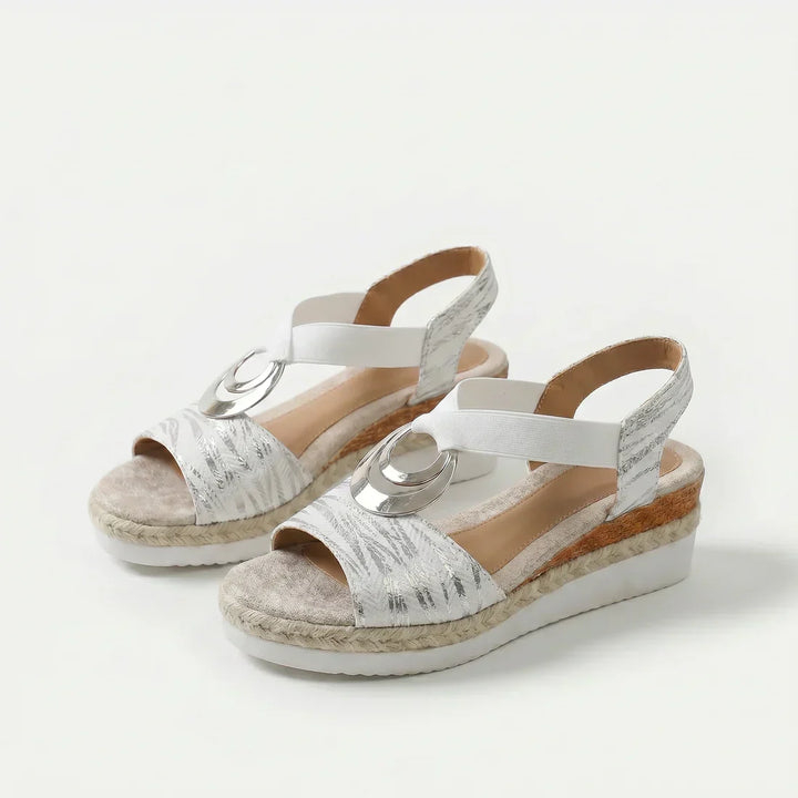 Joy | Cork Wedge Espadrille Sandals
