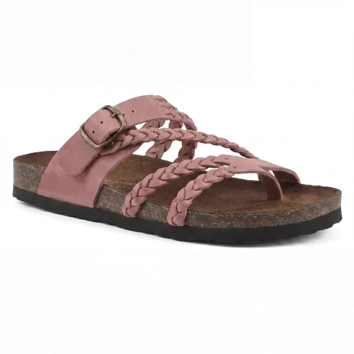 Zoe | Woven Strap Footbed Sandals