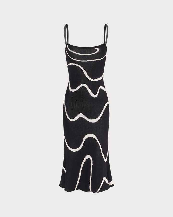 Genevieve | Mermaid Hem Knit Midi Dress