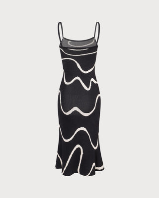 Genevieve | Mermaid Hem Knit Midi Dress