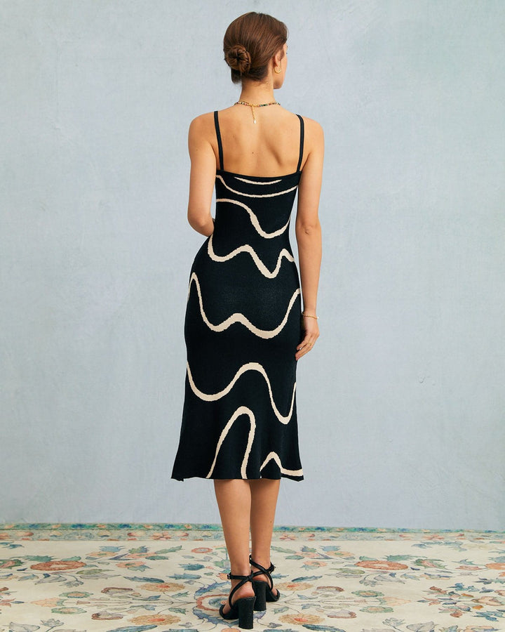 Genevieve | Mermaid Hem Knit Midi Dress