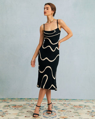 Genevieve | Mermaid Hem Knit Midi Dress