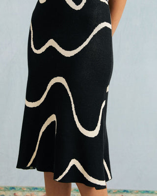 Genevieve | Mermaid Hem Knit Midi Dress