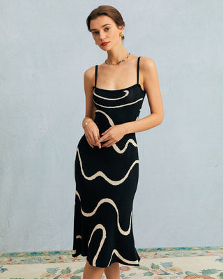 Genevieve | Mermaid Hem Knit Midi Dress