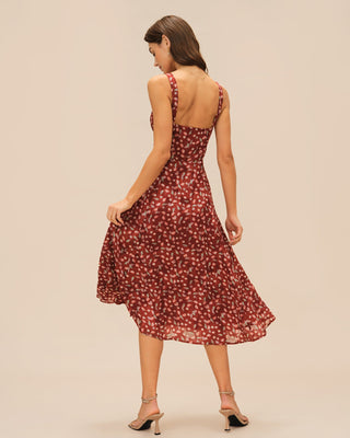Ophelia | Floral Slip Midi Dress