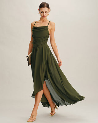 Daphne | Chiffon A-Line Maxi Dress