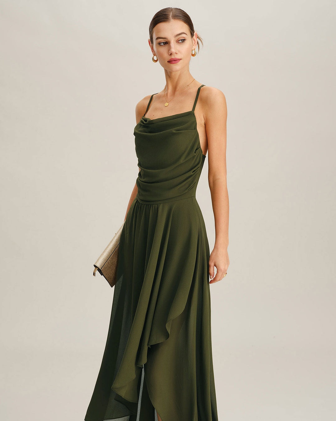 Daphne | Chiffon A-Line Maxi Dress