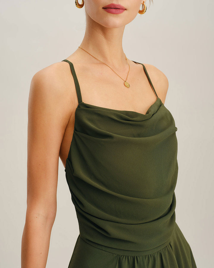 Daphne | Chiffon A-Line Maxi Dress